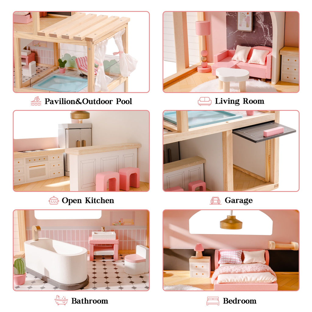 Elevator Wooden Dollhouse