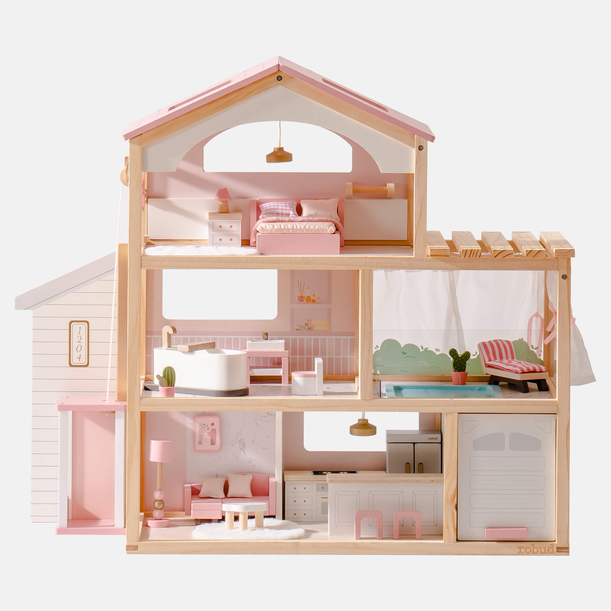 Elevator Wooden Dollhouse