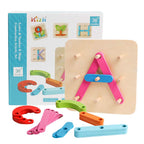 Letter Number Pegboard