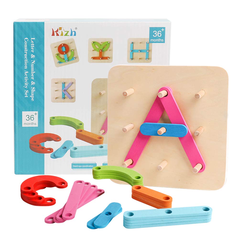 Letter Number Pegboard