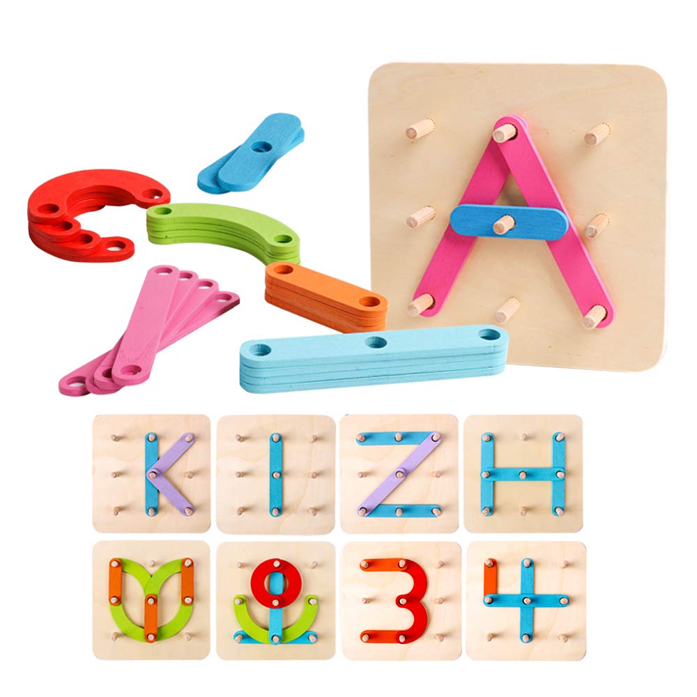 Letter Number Pegboard