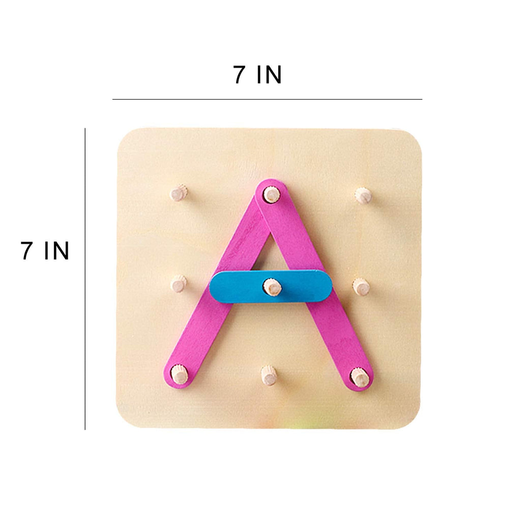 Letter Number Pegboard