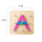 Letter Number Pegboard