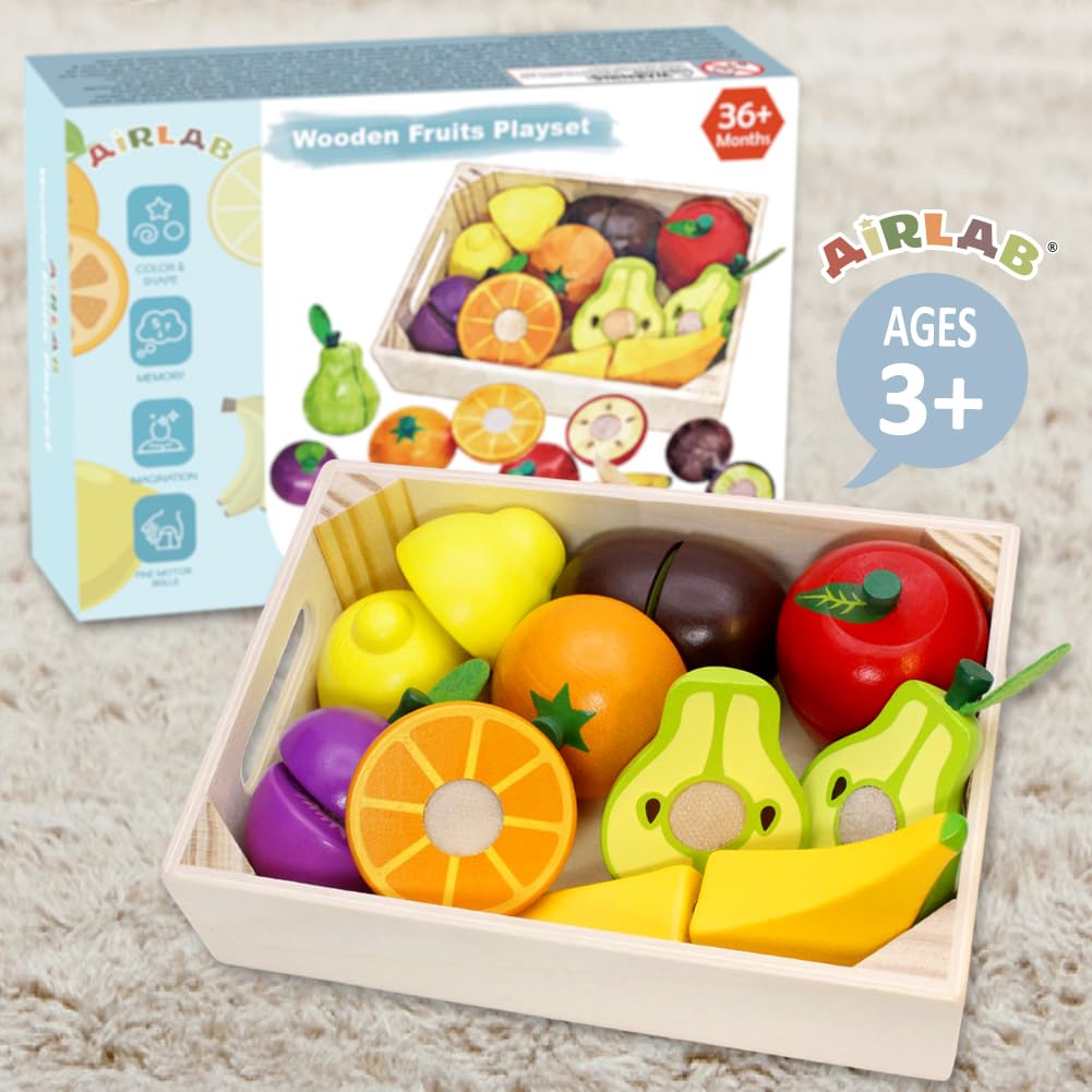 Wooden Cutting Food Set