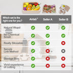 Wooden Cutting Food Set