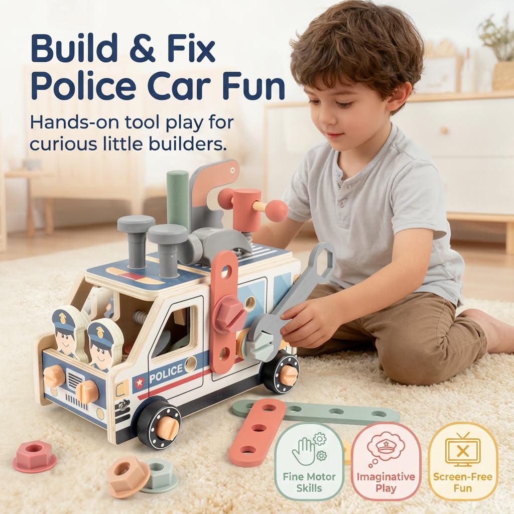 Wooden Kids Tool Set