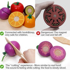 Wooden Cutting Food Set