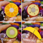 Wooden Cutting Food Set