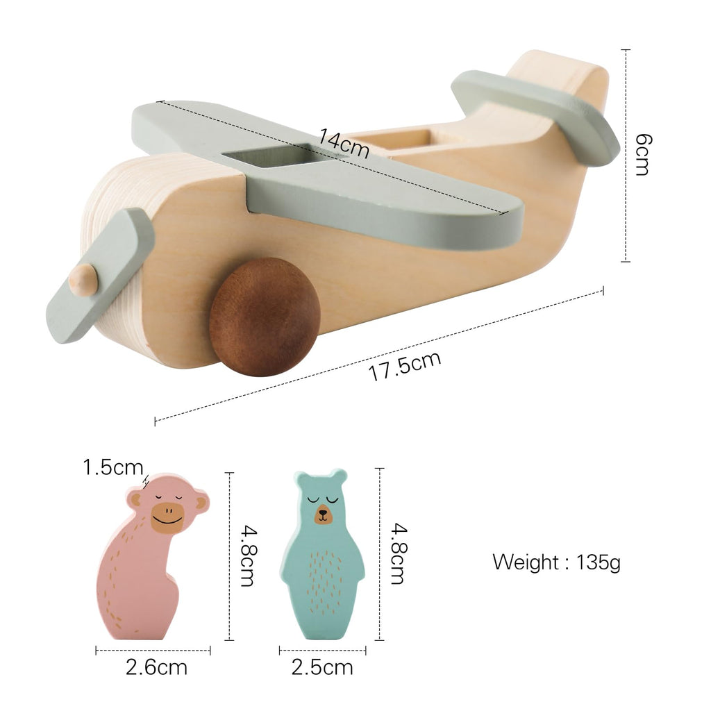 Wooden Airplane Set