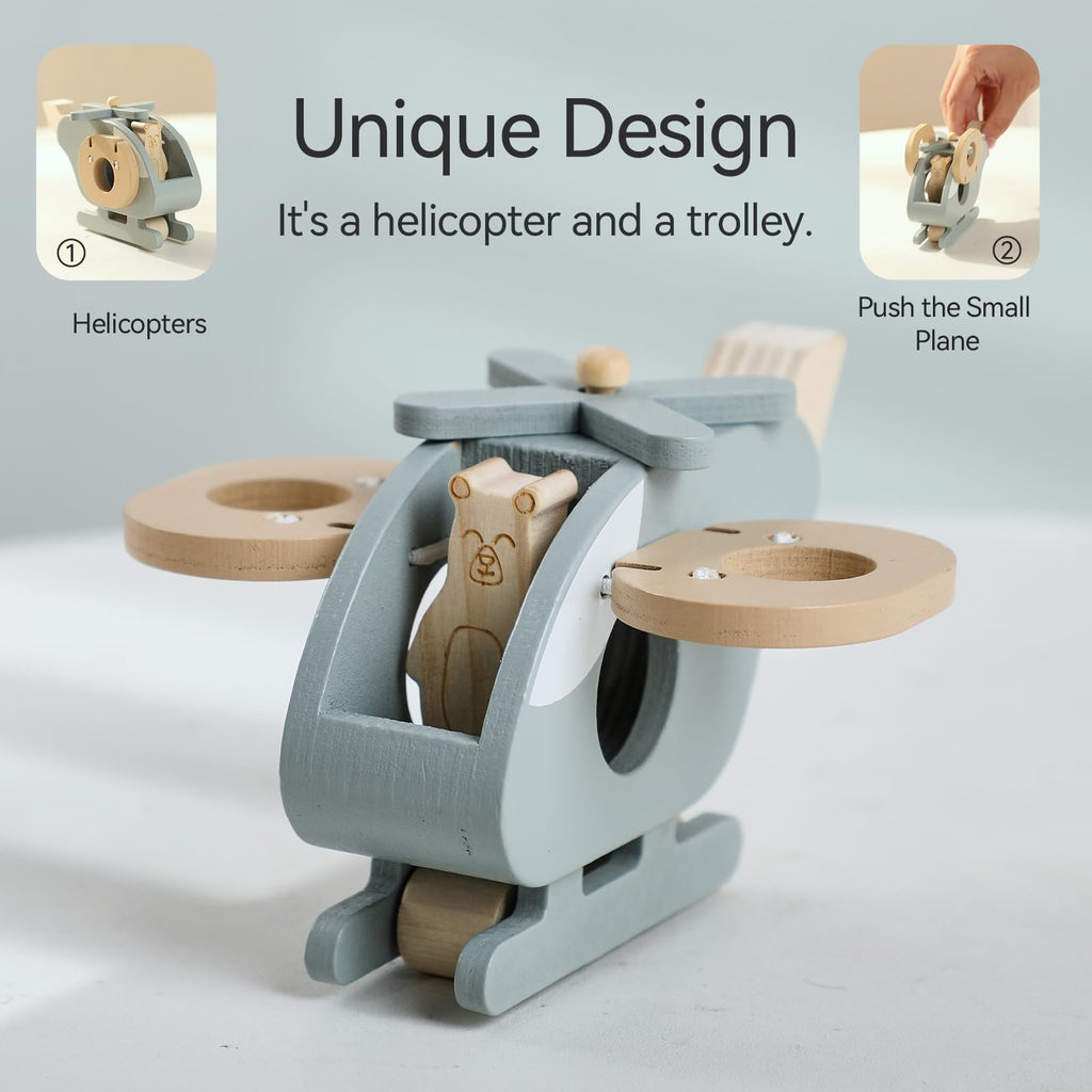 Wooden Airplane Set