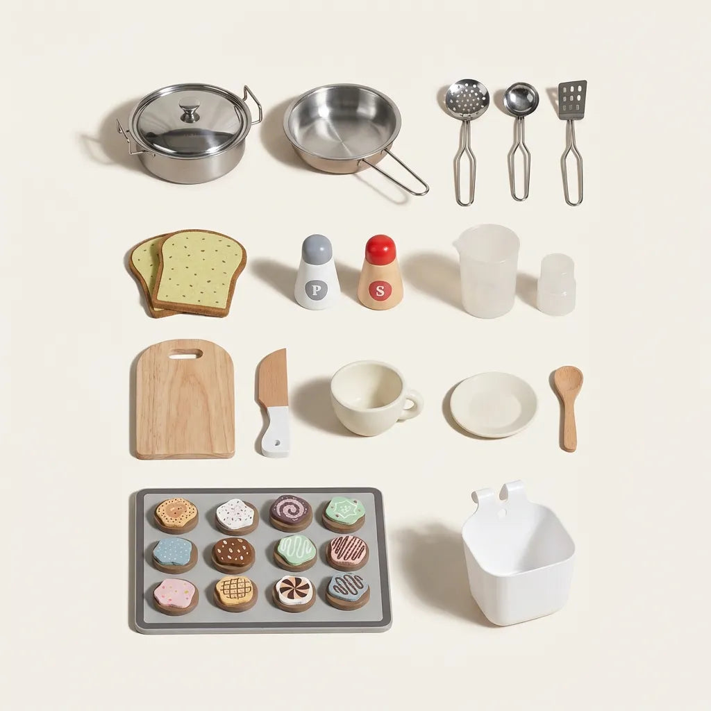 Wooden Play Food Set