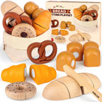 Wooden Cutting Food Set