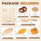 Wooden Cutting Food Set