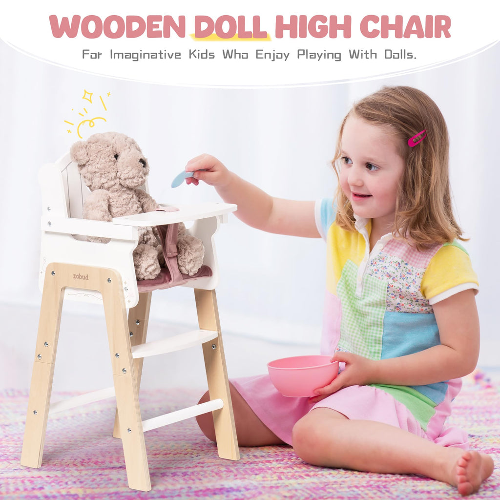 Wooden Doll Wardrobe