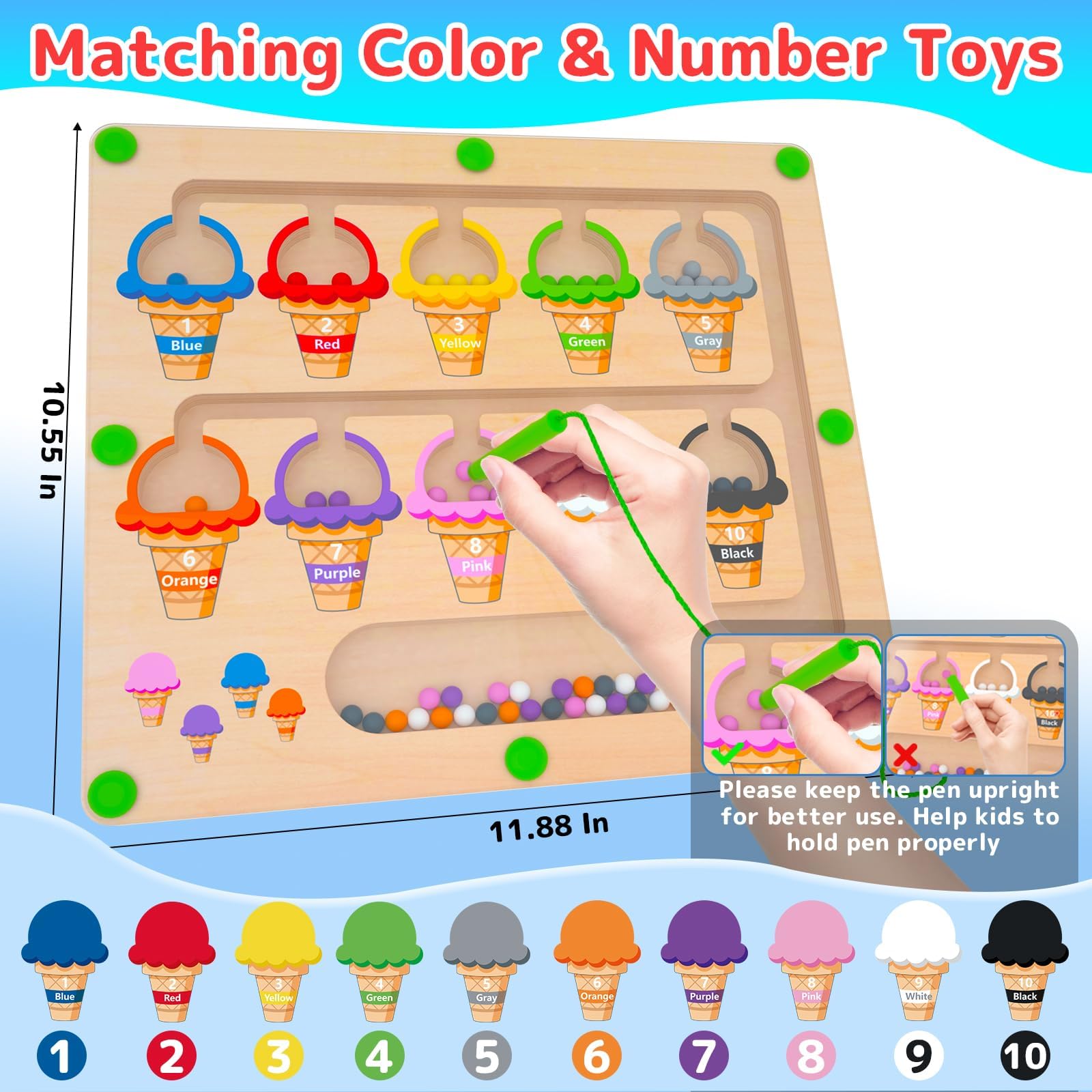 Magnetic Bead Maze