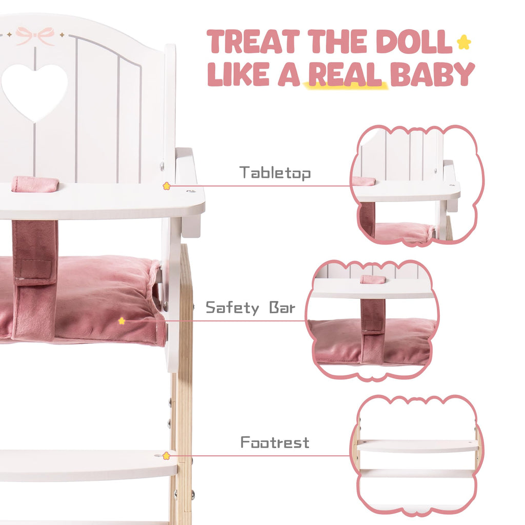 Wooden Doll Wardrobe
