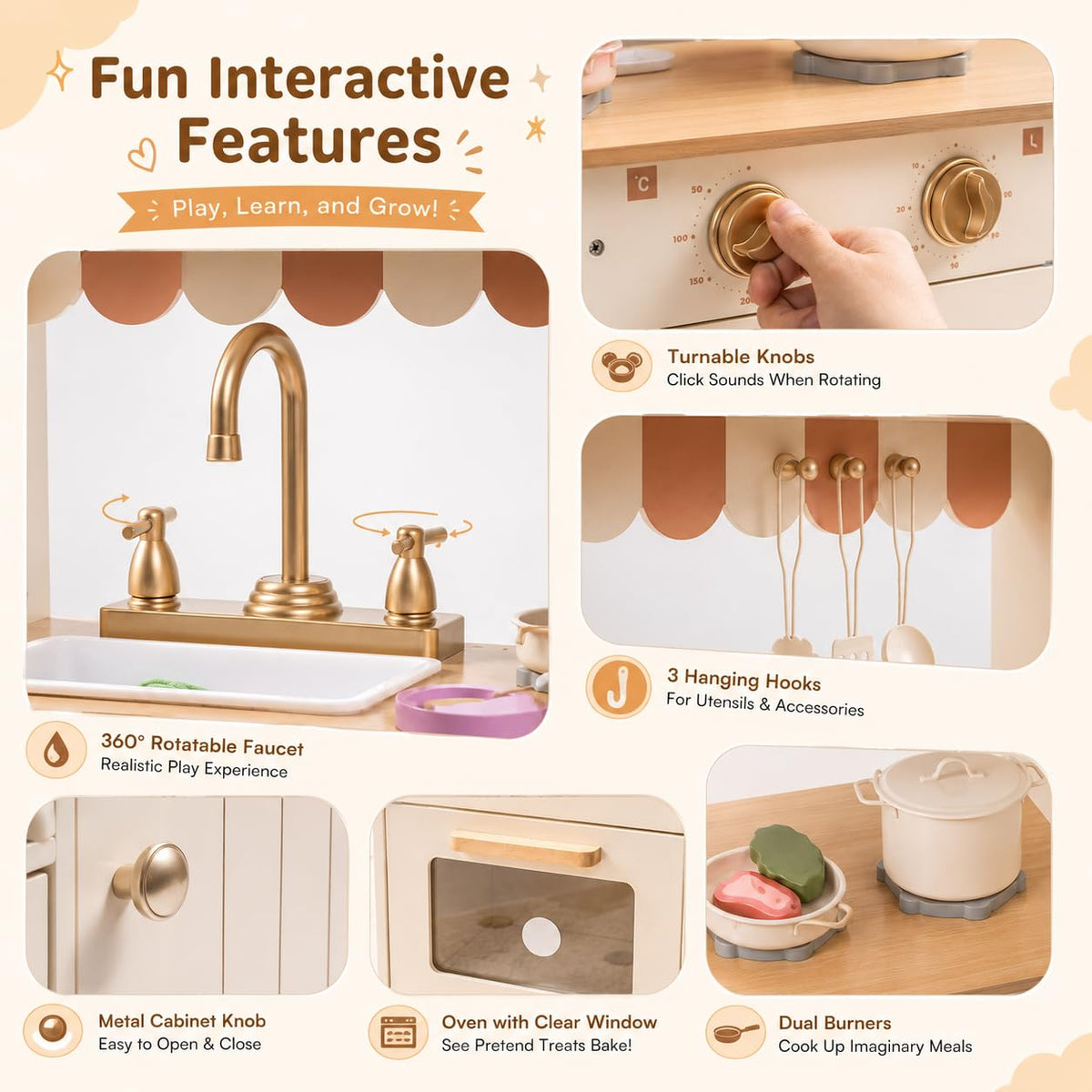 Wooden Play Kitchen