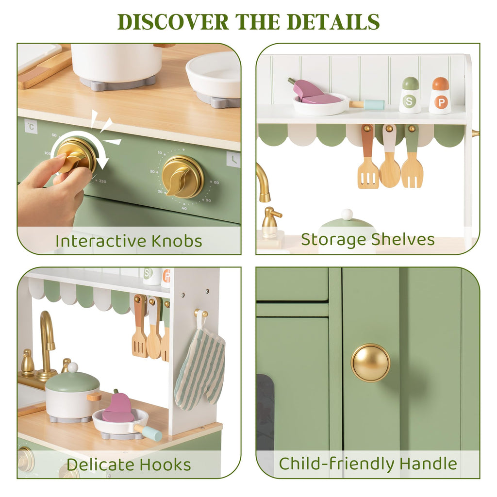 Wooden Play Kitchen