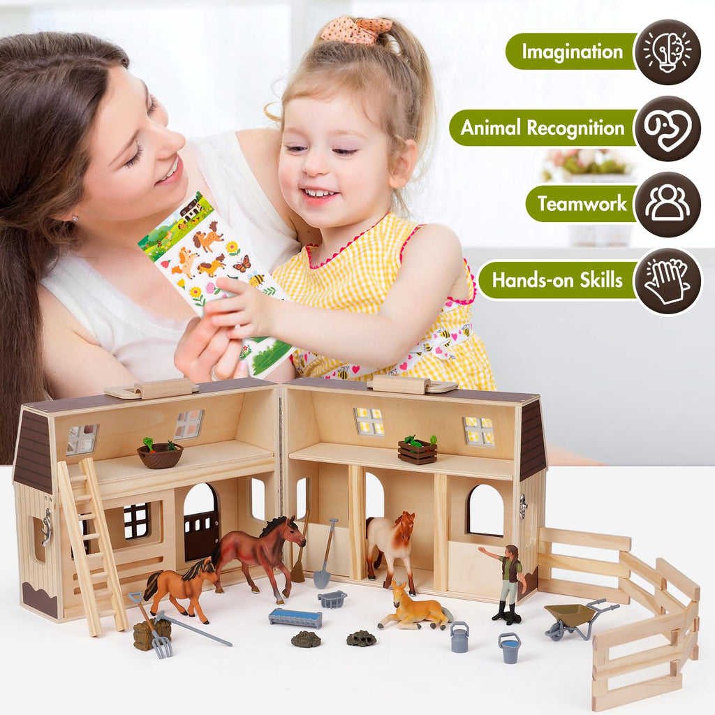 Wooden Horse Stable