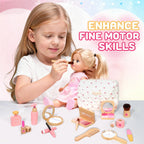 Wooden Makeup Set