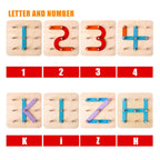 Letter Number Pegboard