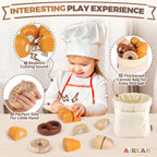Wooden Cutting Food Set