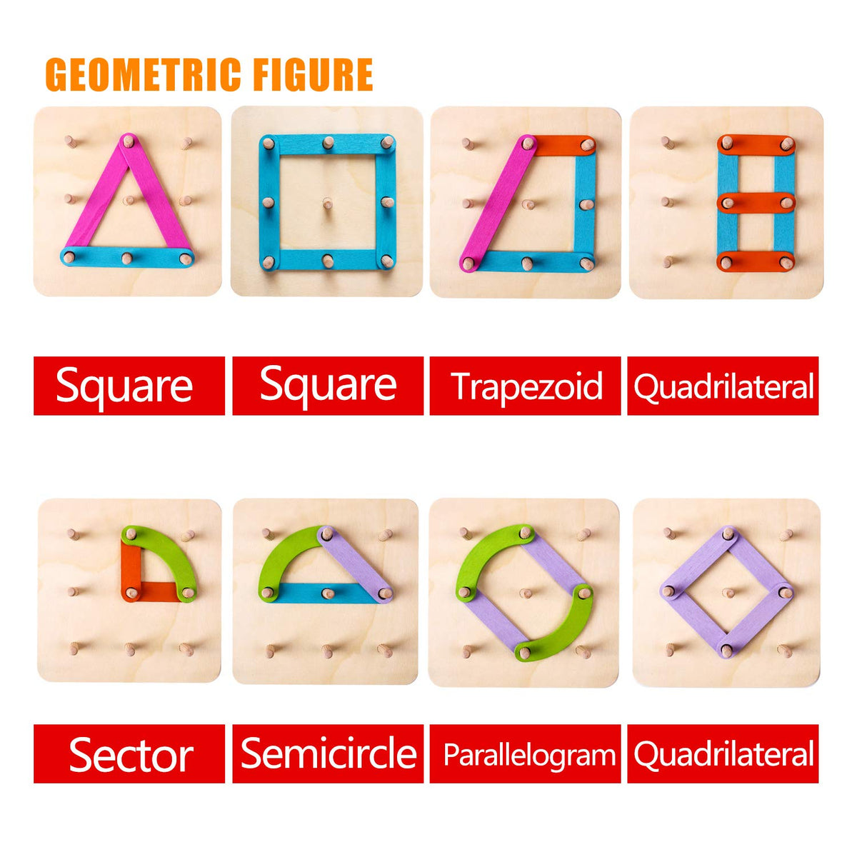 Letter Number Pegboard