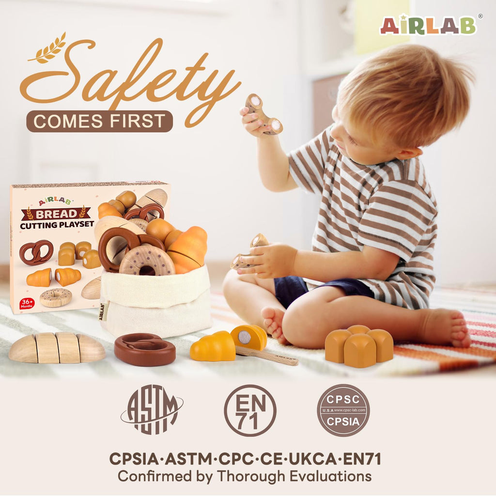 Wooden Cutting Food Set