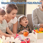 Wooden Cutting Food Set