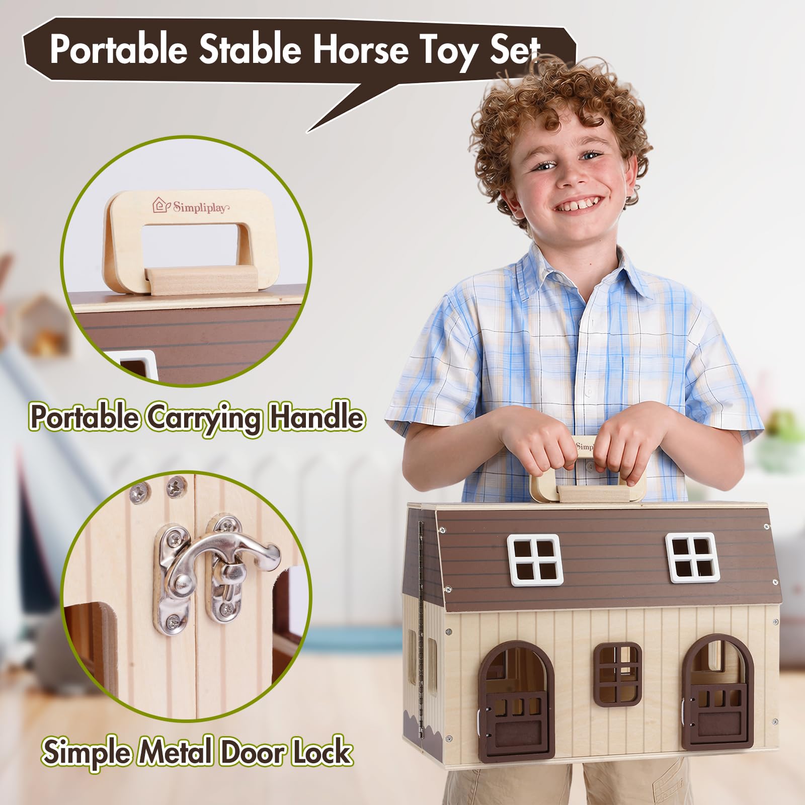 Wooden Horse Stable