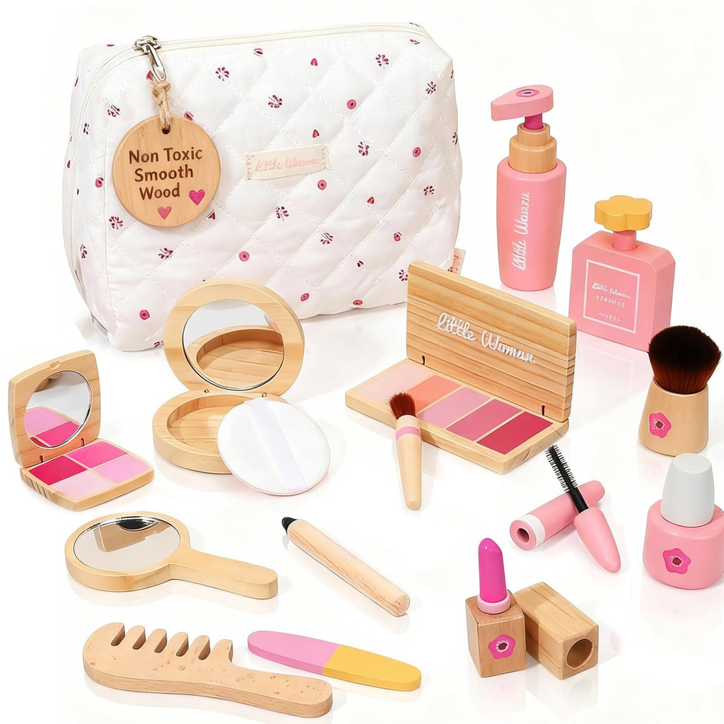 Wooden Makeup Set