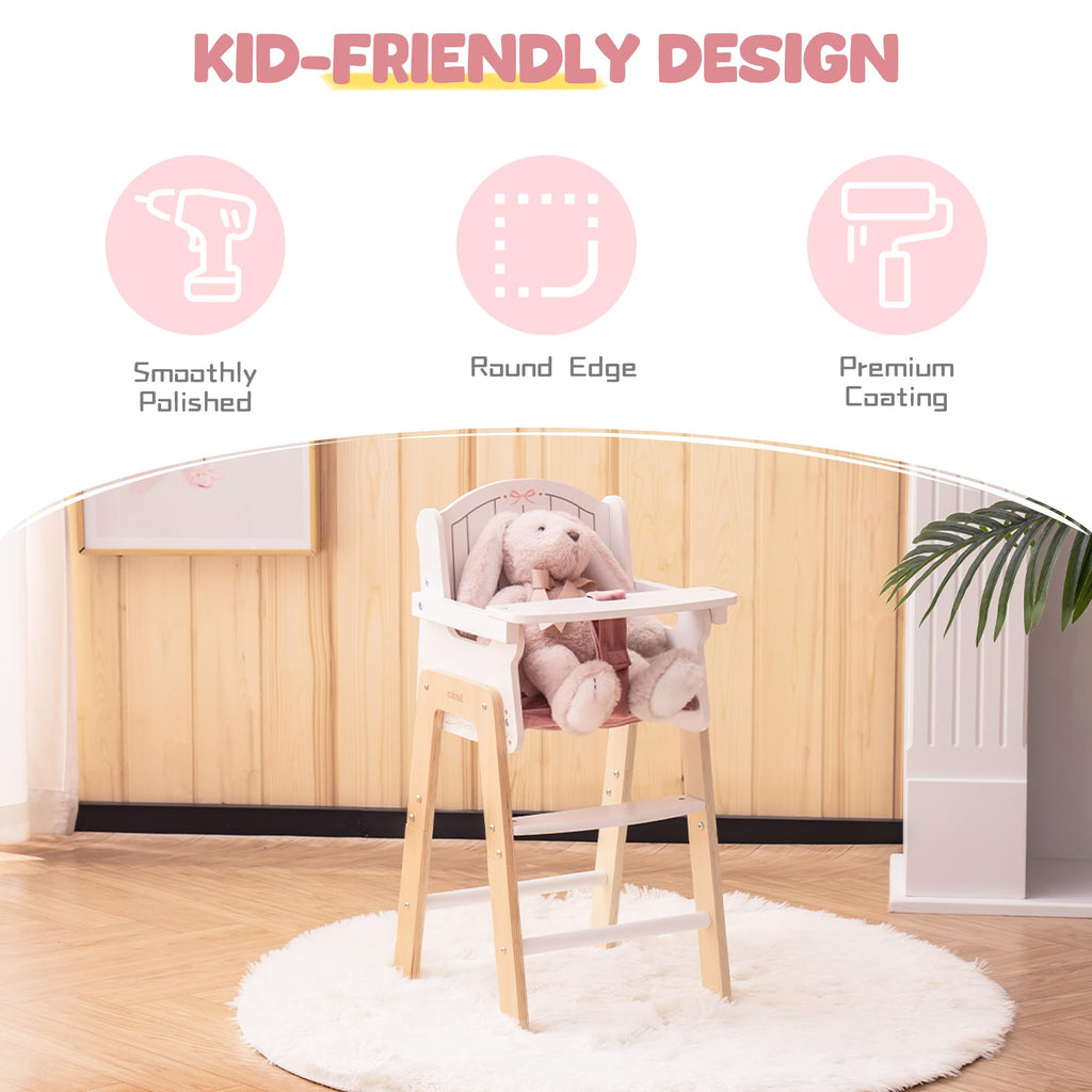 Wooden Doll Wardrobe