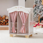 Wooden Doll Wardrobe