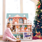 3-Story Wooden Dollhouse