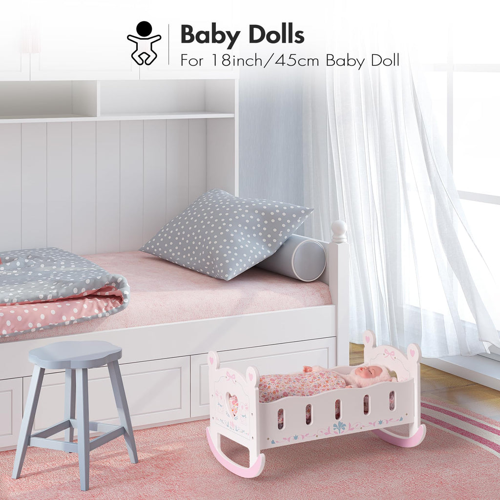 Wooden Doll Wardrobe