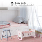 Wooden Doll Wardrobe