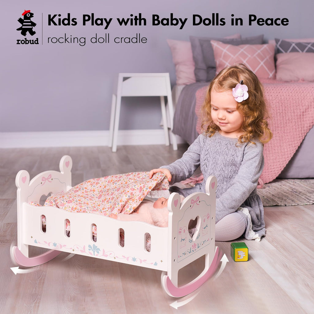 Wooden Doll Wardrobe