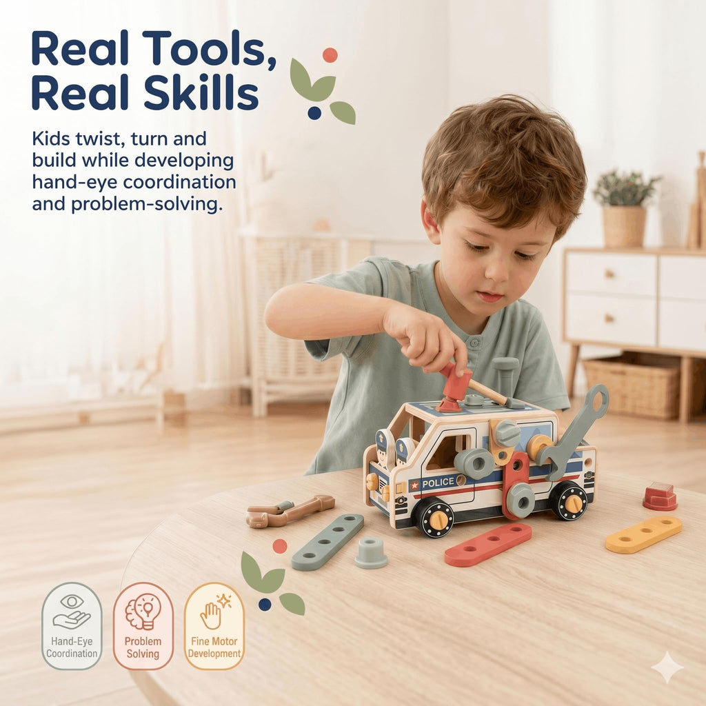 Wooden Kids Tool Set