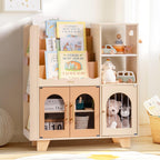 Wooden Toy Bookshelf