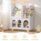 Wooden Toy Bookshelf