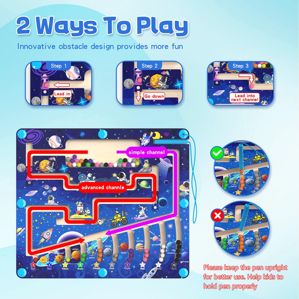 Magnetic Bead Maze