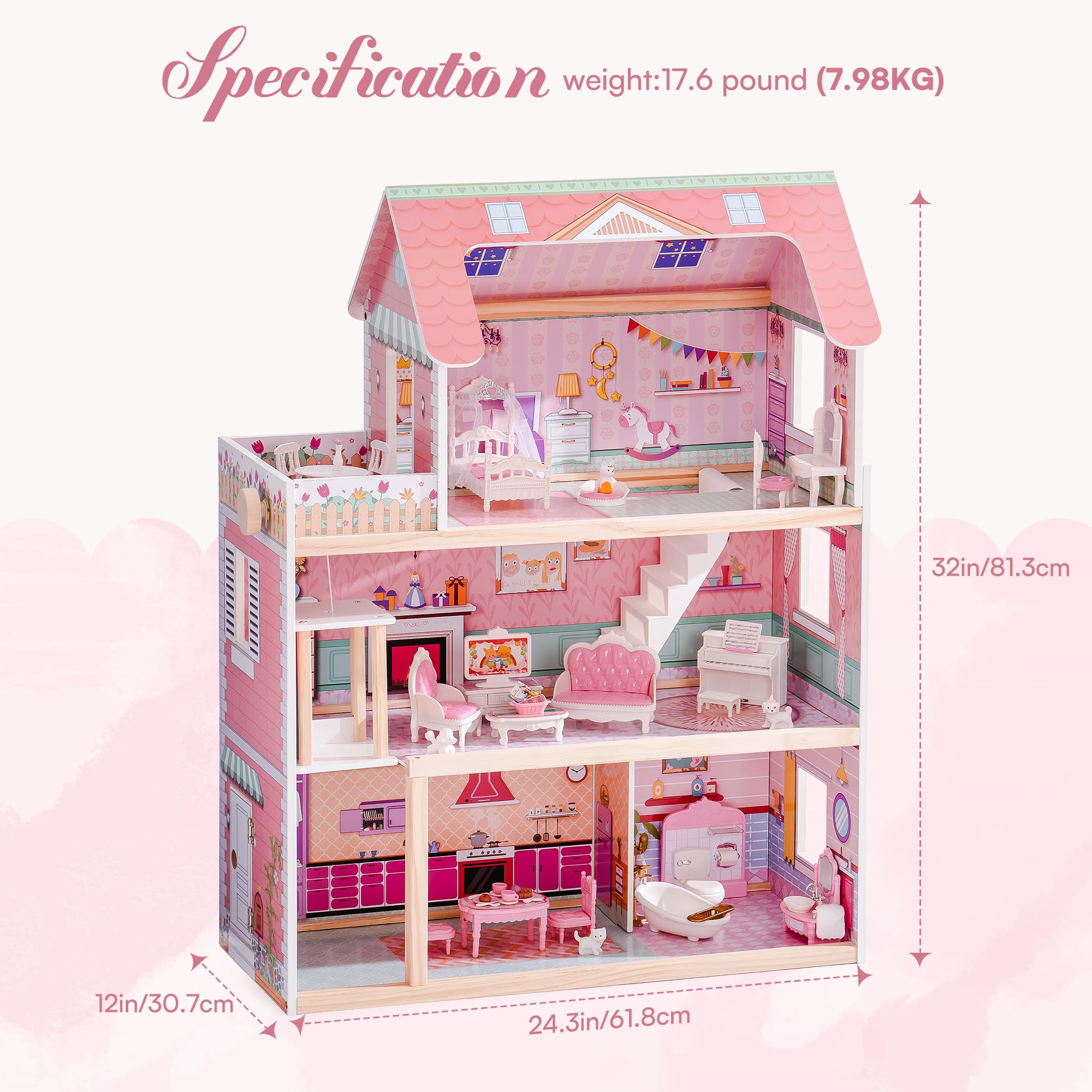 Elevator Wooden Dollhouse