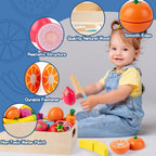 Wooden Cutting Food Set