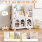 Wooden Toy Bookshelf