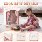 Wooden Doll Wardrobe