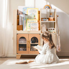 Wooden Toy Bookshelf