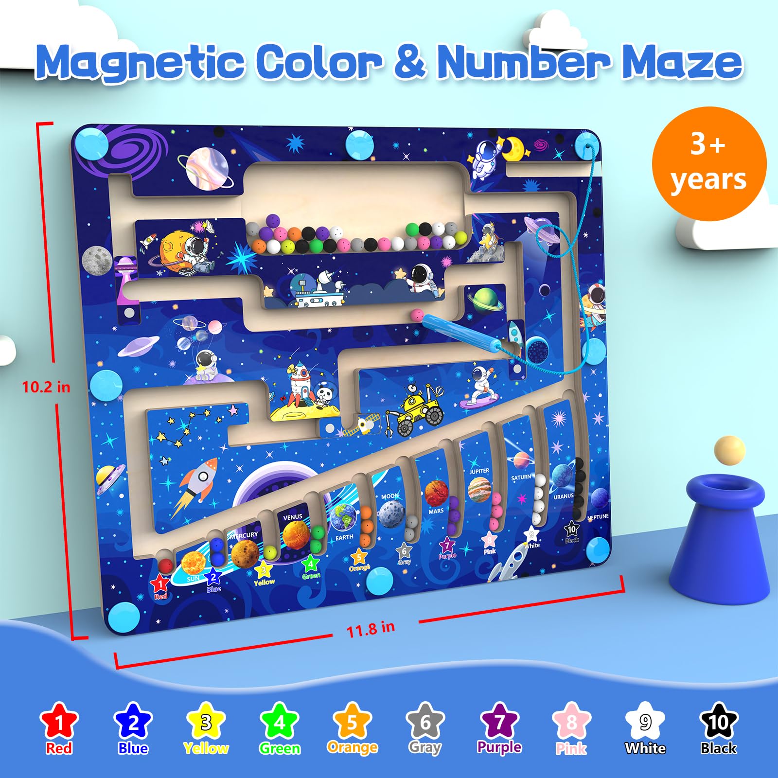 Magnetic Bead Maze