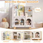 Wooden Toy Bookshelf