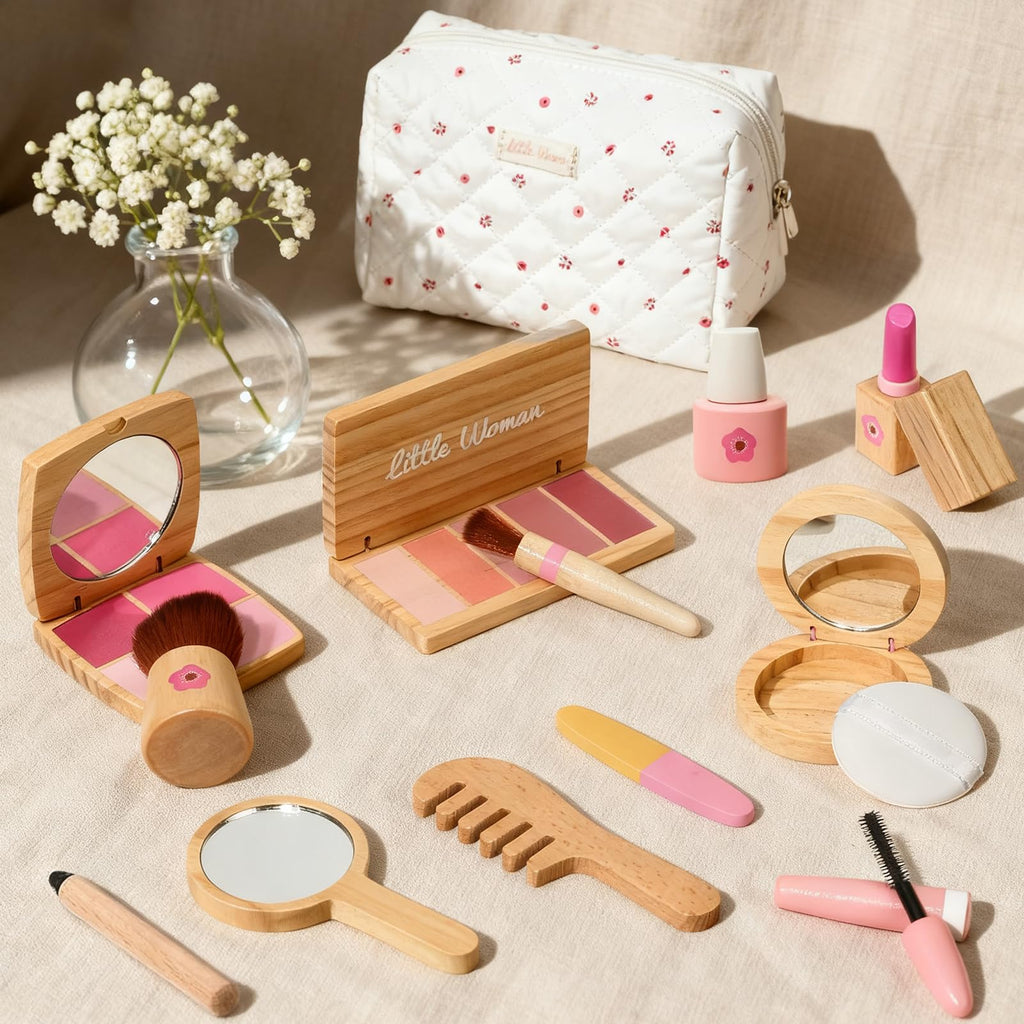 Wooden Makeup Set