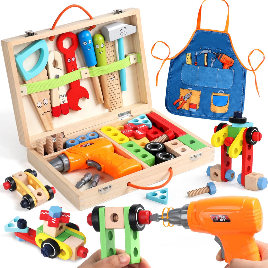 Wooden Drill Tool Set
